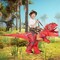 GOOSH Inflatable Dinosaur Costumes for Kids and Adults T Rex Blow Up Ride on Dino Outfits